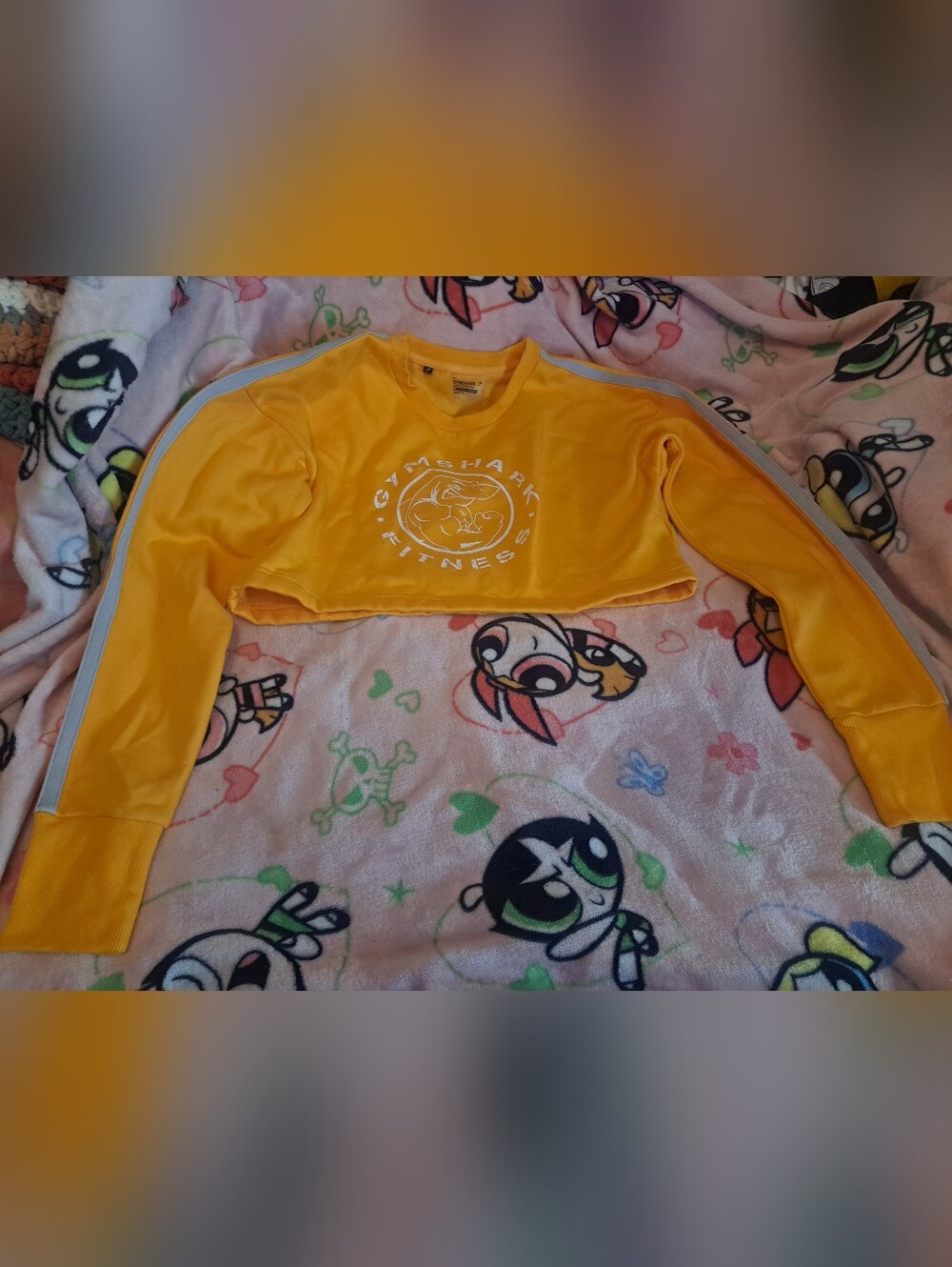 Gymshark Legacy Yellow Cropped Sweatshirt